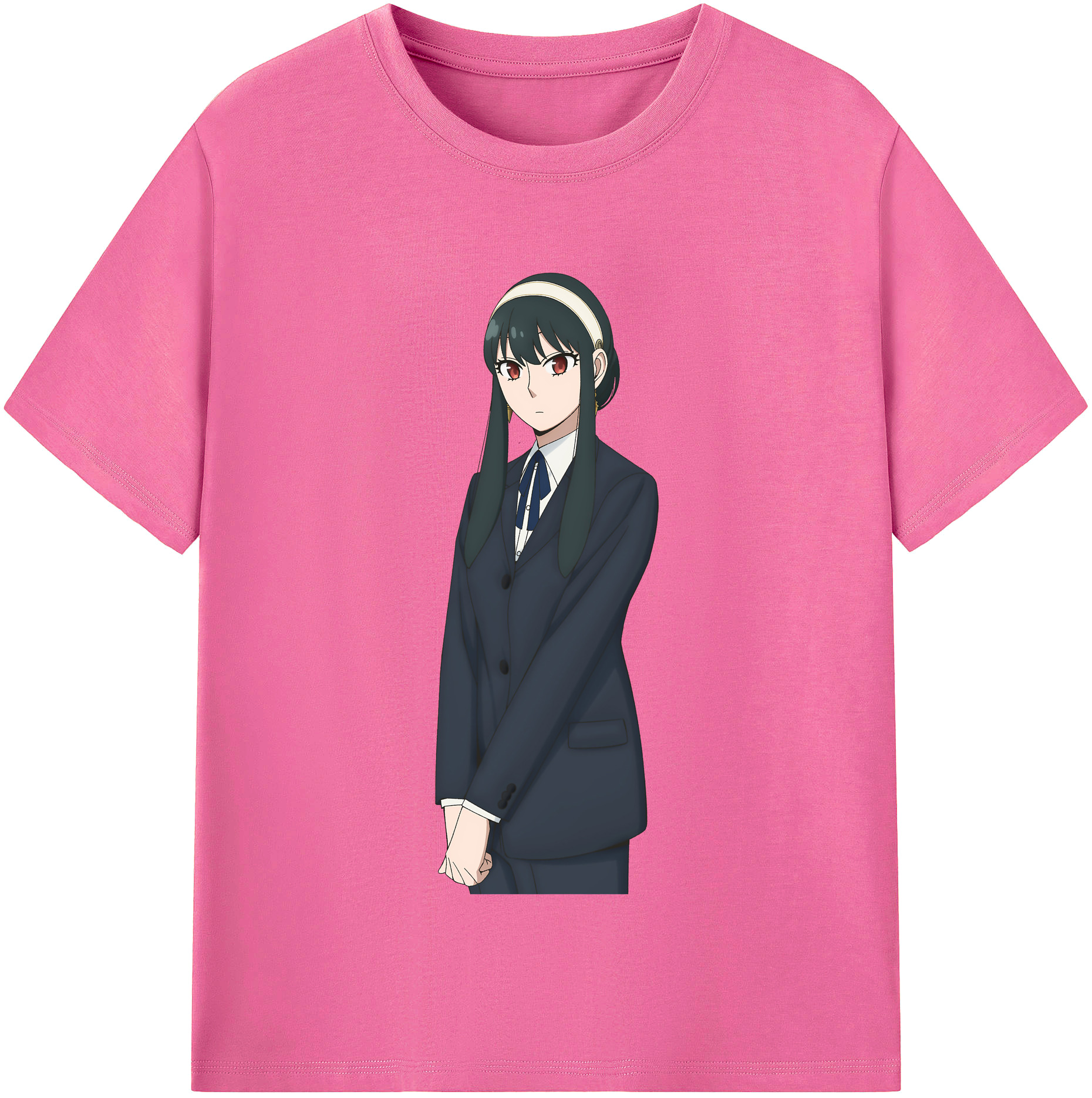 （画像用） SPY×FAMILY间谍家家酒 レディースカジュアルプリントTシャツ（綿100％）